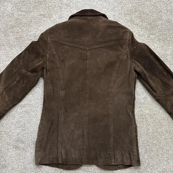 Mark Alan Women's Brown Leather Jacket Small - Picture 7 of 7